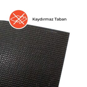 Lima antrasit renkli paspas, kaymaz tabanlıdır.