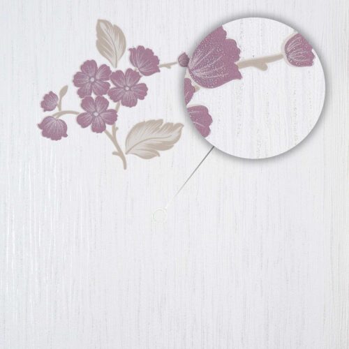 Deco Trend BOC-10-04-2 Kabartmalı & Simli Duvar Kağıdı