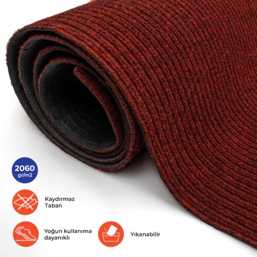 Swing Bordo Nem ve Toz Alıcı Yolluk – Genişlik 100 cm